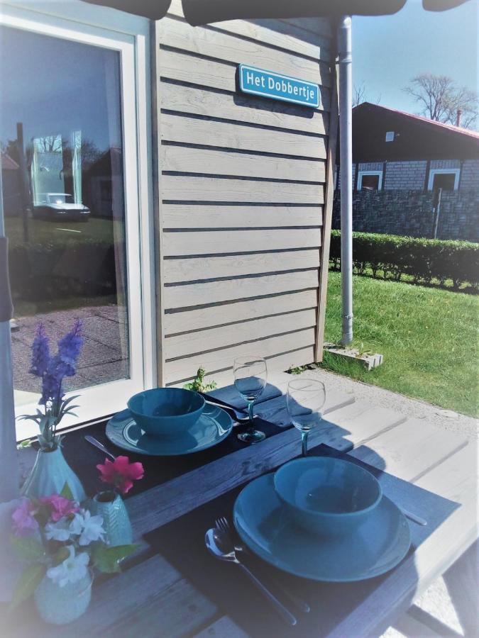 Het Dobbertje, Charmant Houten Huisje Sint Maartensvlotbrug ภายนอก รูปภาพ